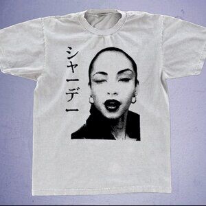 Sade Music 80 Tour Woman Man White T-Shirt
